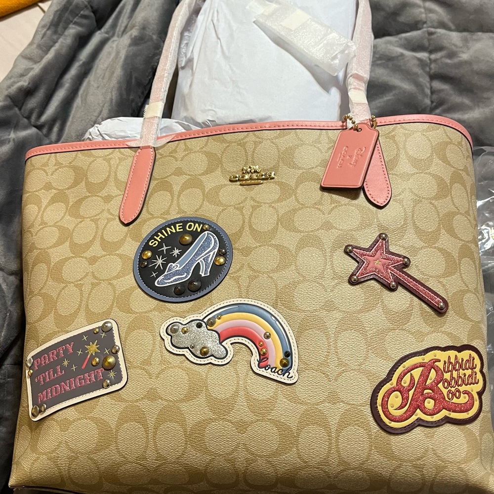 Authentic Limited Edition Coach Cinderella tote